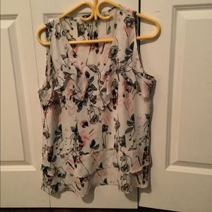 Off-white floral top